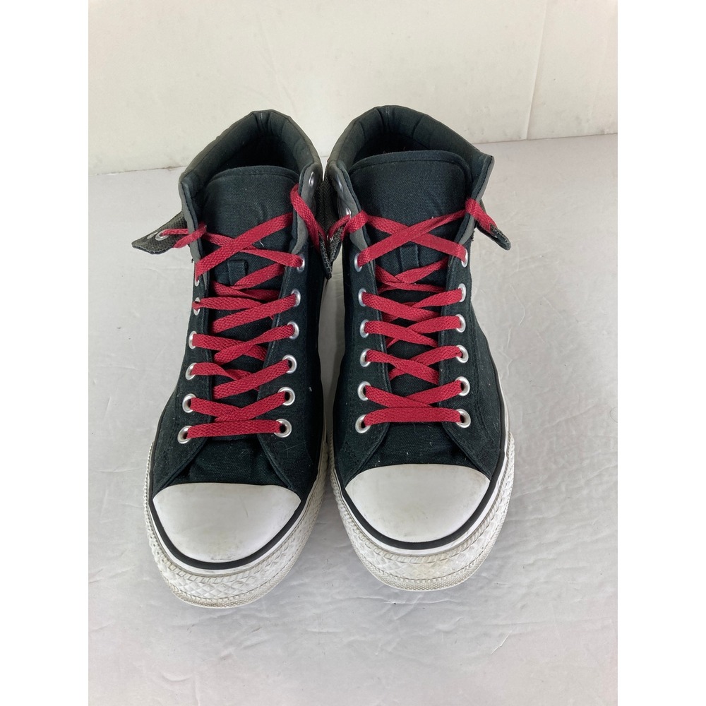 Converse Chuck Taylor All Star Mens 12 Mid Fold Over Sneakers Streetwear Grunge - Picture 3 of 12